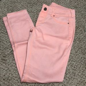 Coral jeggings!